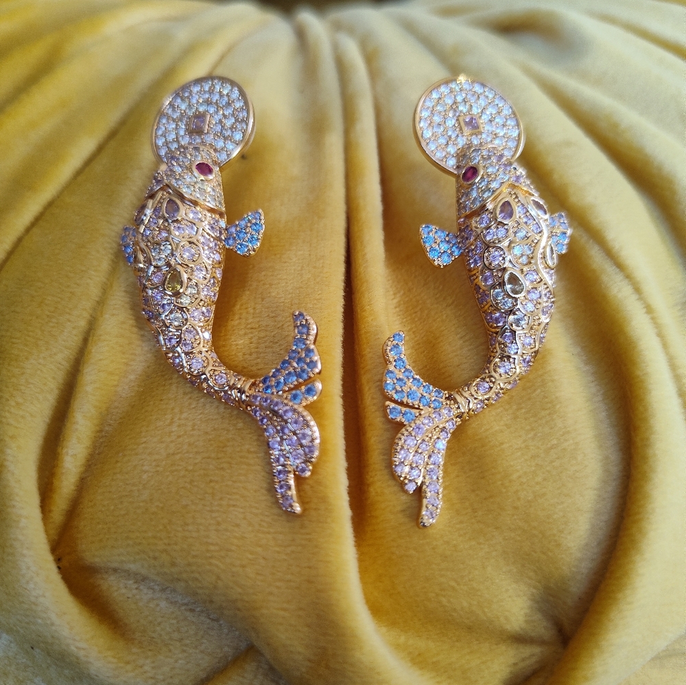 Eye Candy Luxe Earrings Rhinestone - Picture 7 of 12